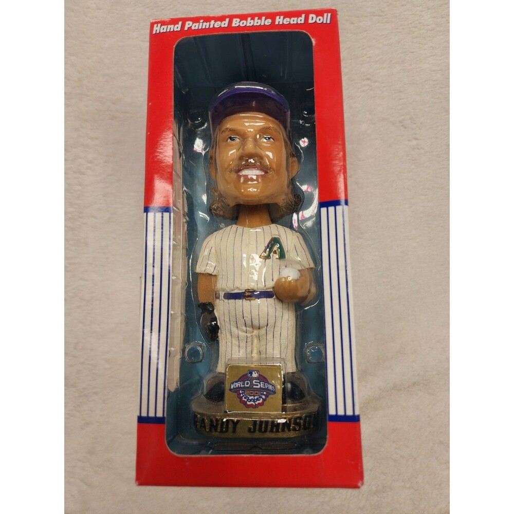 Vintage Bobblehead Randy Johnson Arizona Diamondbacks 2001 World Series